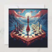 A New Concept On The Game Of Chess 招待状 (正面)