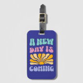 A New Day is Coming ラゲッジタグ (正面縦)