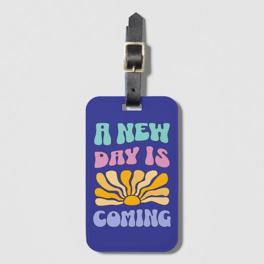 A New Day is Coming ラゲッジタグ (正面縦)