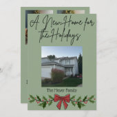 A New Home for The Holidays シーズンカード (正面/裏面)
