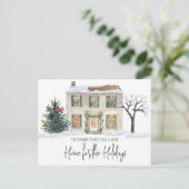 A New Home for the Holidays Moving Annucement Pos ポストカード (スタンド正面)