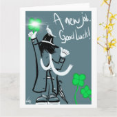 A new job, Good Luck! カード (黄色い花)