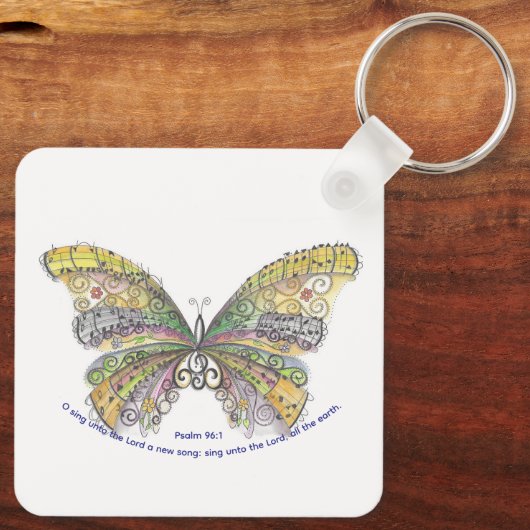 A New Song キーホルダー (裏面)