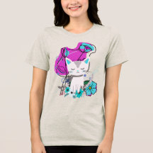 A new Trendy Colourful Cat lover Design