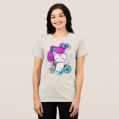A new Trendy Colourful Cat lover Design トライブレンドＴシャツ (正面全面)