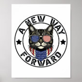 A New Way Forward Kamala Harris 2024子供のない猫 ポスター (正面)