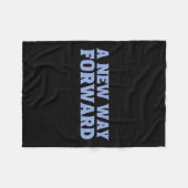 A New Way Forward Kamala Harris Wheimer 2024 Presi フリースブランケット (正面(横))