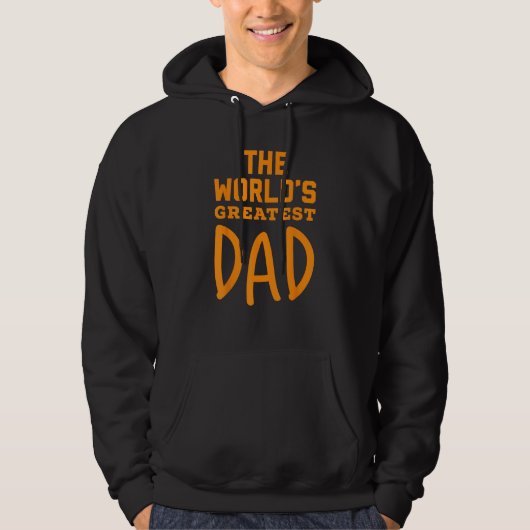 A Nice Father's Day Gift. World's Great Dad! パーカ (正面)