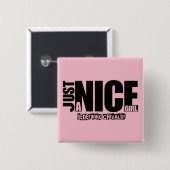 A Nice Girlボタン 缶バッジ (正面&裏面)