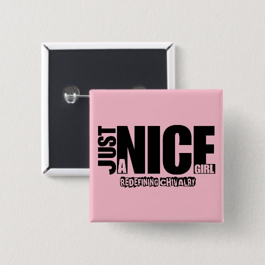 A Nice Girlボタン 缶バッジ (正面&裏面)
