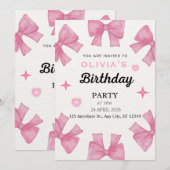 A nice invitation to a birthday party シーズンカード (正面/裏面)