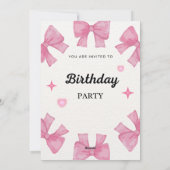 A nice invitation to a birthday party シーズンカード (裏面)