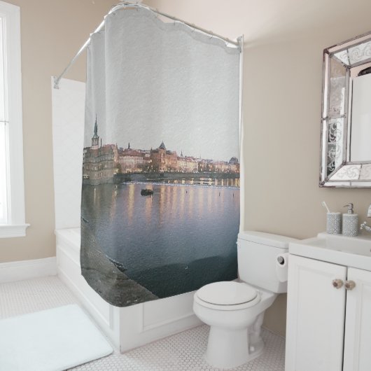 A Night in Prague シャワーカーテン (インサイチュ)