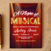 A Night onミュージカル招待状 招待状
