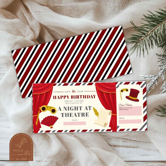 A Night Theatre Birthday Gift Voucher