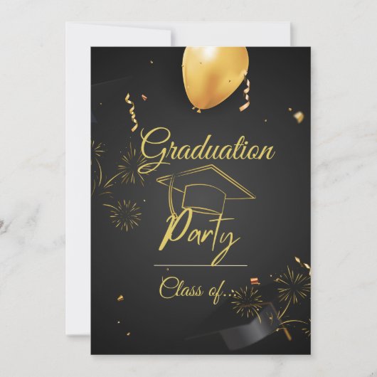 A NIGHT TO REMEMBER: SPECTACULAR GRADUATION PARTY 招待状 (正面)
