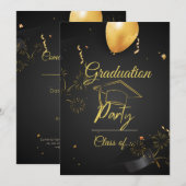 A NIGHT TO REMEMBER: SPECTACULAR GRADUATION PARTY 招待状 (正面/裏面)