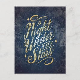 A Night Under the Stars Postcard インビテーションポストカード