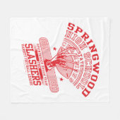 A Nightmare on Elm Street | Springwood High フリースブランケット (正面(横))