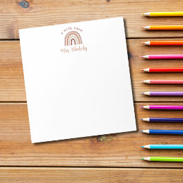 A Note From Boho Rainbow先生メモ ノートパッド