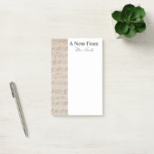 A Note from Data Sheet Music Noteミュージシャン ポストイット (オフィス)