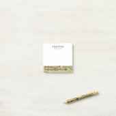 A Note from Data Sheet Music Noteミュージシャン ポストイット (デスク上)