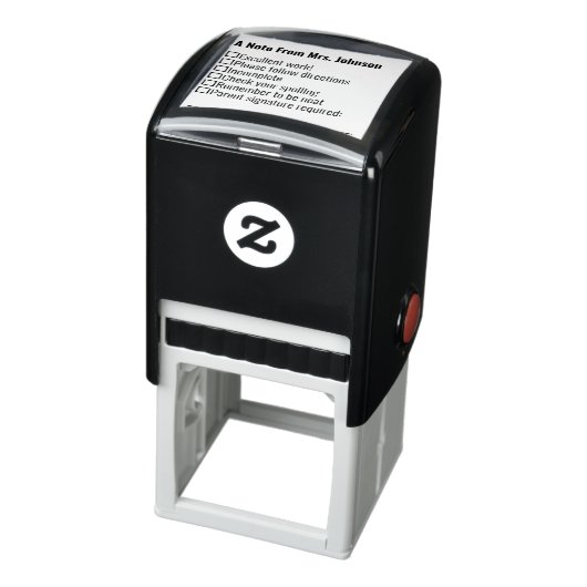 A Note From Teacher Template セルフインキングスタンプ (商品)