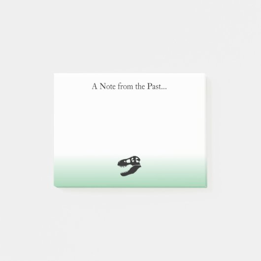 A Note from the Past- T. rex Dinosaur Post-its ポストイット (正面)