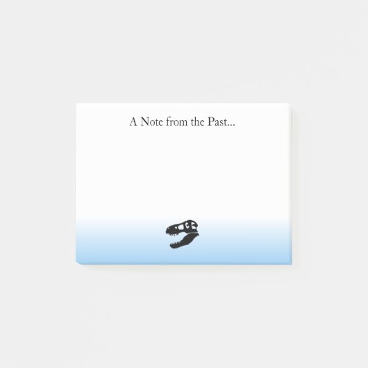 A Note from the Past- T. rex Dinosaur Post-its ポストイット (正面)