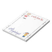 A Note from the School Psychologist （メモ帳） ノートパッド (回転)