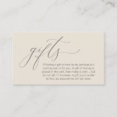 A Note On Gifts, Honeymoon Wish Wishing Well, Fund エンクロージャーカード (正面)