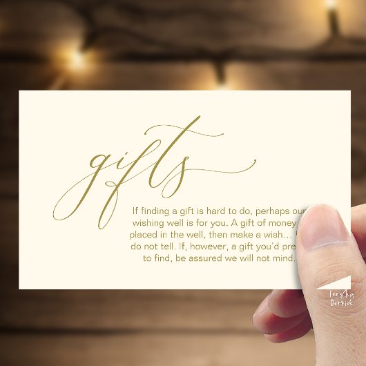 A Note On Gifts, Honeymoon Wish Wishing Well, Fund エンクロージャーカード