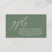 A Note On Gifts, Honeymoon Wish Wishing Well, Fund エンクロージャーカード (正面)