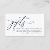 A note on gifts, Modern Romantic Wedding  エンクロージャーカード (正面)