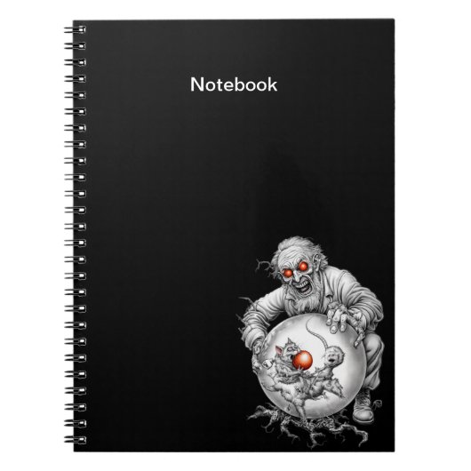 A notebook for Halloween. A great gift. ノートブック (正面)
