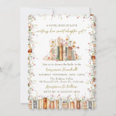 A Novel Kind of Love - Book Story Bridal Shower 招待状 (正面)