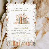 A Novel Kind of Love - Book Story Bridal Shower 招待状