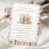 A Novel Kind of Love - Book Story Bridal Shower 招待状