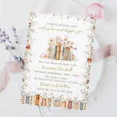 A Novel Kind of Love - Book Story Bridal Shower 招待状