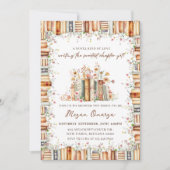 A Novel Kind of Love Book Theme Bridal Shower   招待状 (正面)