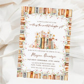 A Novel Kind of Love Book Theme Bridal Shower   招待状