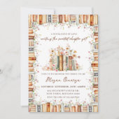 A Novel Kind of Love Book Theme Bridal Shower   招待状 (正面)