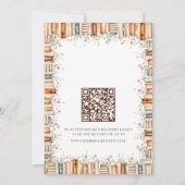 A Novel Kind of Love Book Theme Bridal Shower 招待状 (裏面)