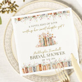 A Novel Kind of Love Book-Themed Floral Party スタンダードカクテルナプキン