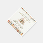 A Novel Kind of Love Book-Themed Floral Party スタンダードカクテルナプキン (角)