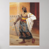 A Nubian Guard In 1869 Canvas Print ポスター (正面)