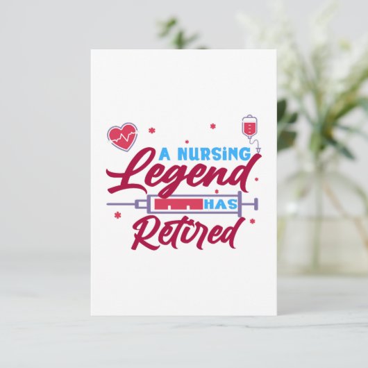 A Nursing legend has Retired サンキューカード (スタンド正面)