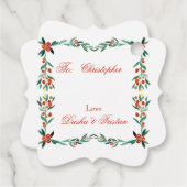 A NutCrackerクリスマスギフトタグ、メッセージカード フェイバータグ (裏面)