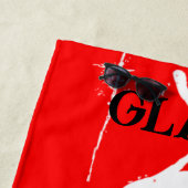 A.O.N.G. red Beach Towel ビーチタオル (インサイチュ)