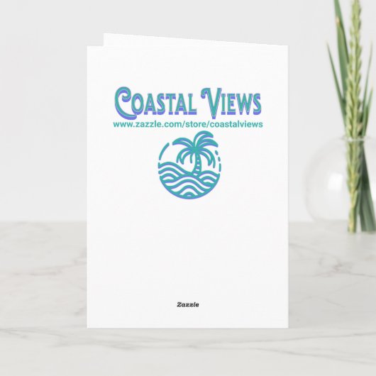 A Oceanic Themed Birthday Poem カード (裏面)